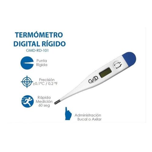 Termómetro digital GMD punta rígida medidor temperatura