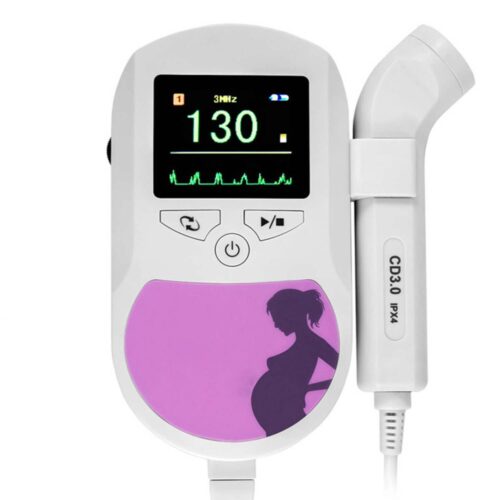Doppler Fetal Contec 3MHz monitor de latidos prenatal