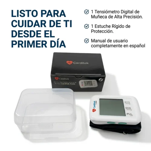 Tensiómetro Digital de Muñeca Carditek by GMD | Medidor de Presión
