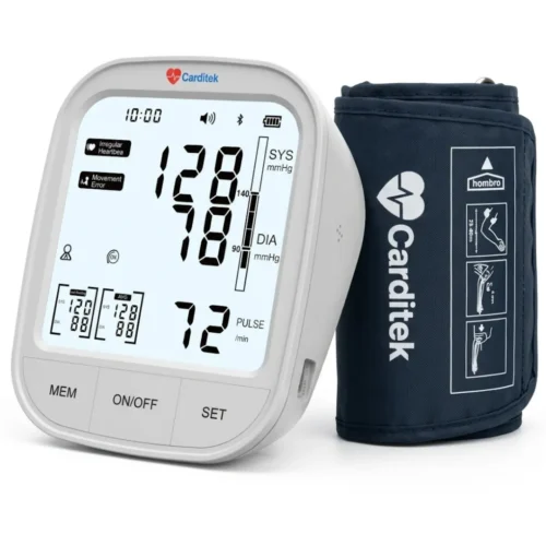Tensiómetro de Brazo Digital Carditek Smart con Voz en Español y Bluetooth